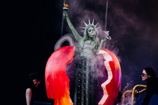 Chappell Roan at the 2024 Governors Ball held at Flushing Meadows Corona Park on June 9 2024 in Queens New York.